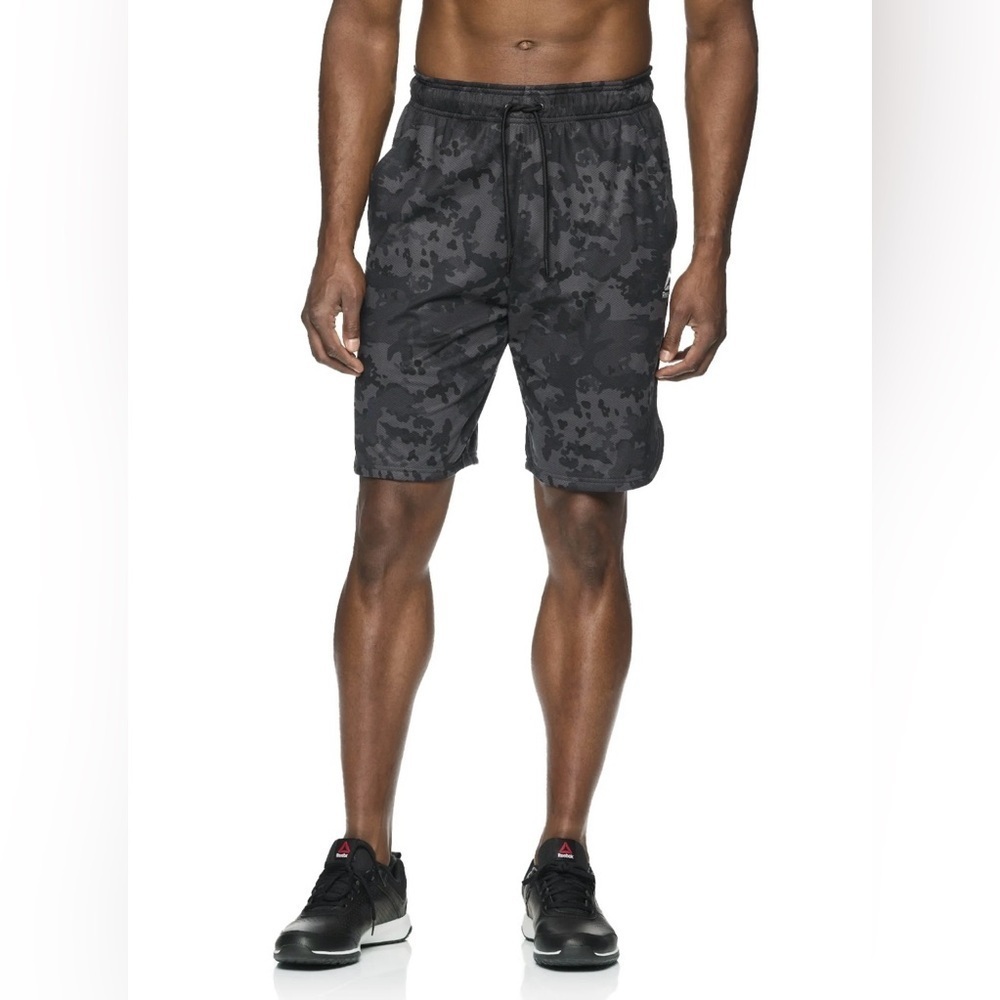 Reebok Gray Camo  Athletic Shorts